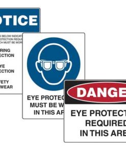 Eye Safety Signs