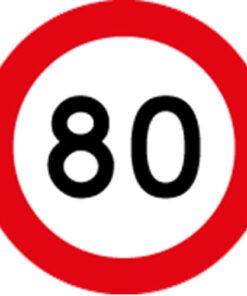 Speed Restrictions 80km - Level 1