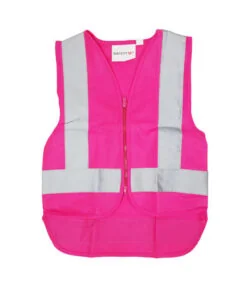 Children Zip Vests - Pink
