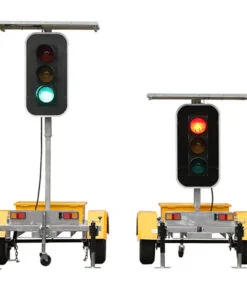 Dual Trailer Portable Traffic Signals