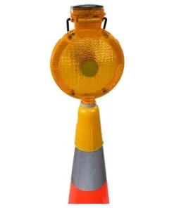 Solar Traffic Cone Light