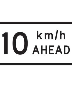 10km/H Speed Limit Ahead - Level 1