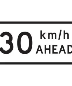 30km/H Speed Limit Ahead - Level 1