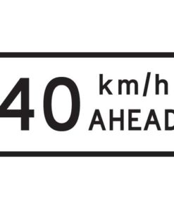 40km/H Speed Limit Ahead - Level 2