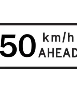 50km/H Speed Limit Ahead - Level 1
