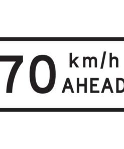 70km/H Speed Limit Ahead - Level 2