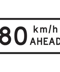 80km/H Speed Limit Ahead - Level 2