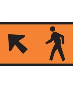 Pedestrian Veer Left Direction Indicator - Level 1