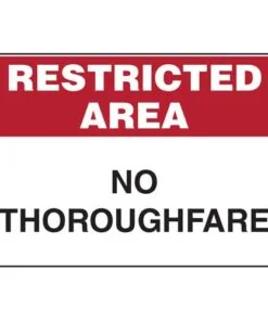 No Throughfare