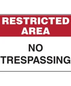 No Trespassing