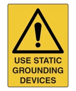 Use Static Grounding Devices
