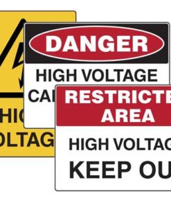 High Voltage Signs