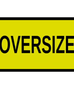 oversize sign - Highway 1