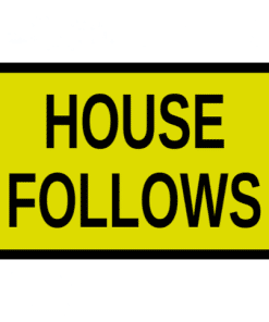 house follows sign - Highway 1